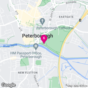Google Map of Peterborough Key