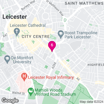 Google Map of Leicester Y