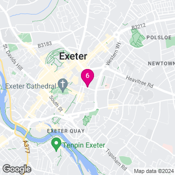 Google Map of Barnfield Exeter