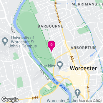 Google Map of Worcester Swan