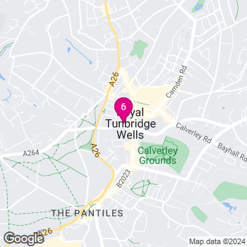 Google Map of Trinity Theatre, Tunbridge Wells